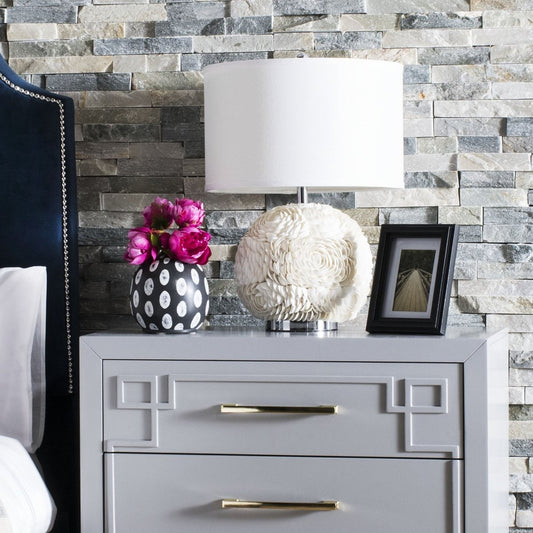 Safavieh Pauley 23-Inch H Table Lamp - White | Table Lamps | Modishstore