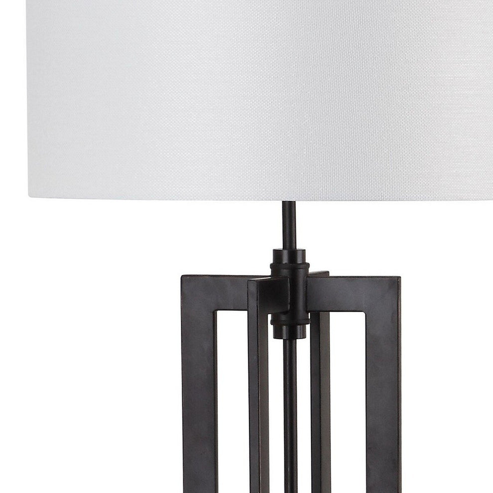 Safavieh Tanya 59-Inch H Tower Floor Lamp - Black | Floor Lamps | Modishstore - 3