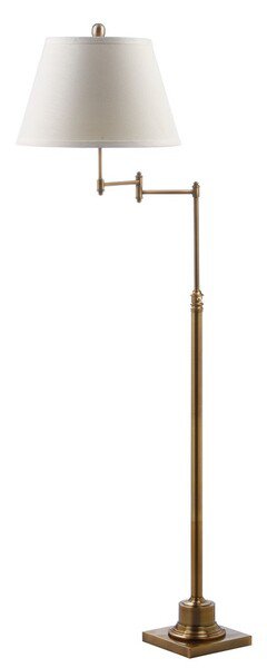 Safavieh Ingram 68.5 -Inch H Adjustable Swivel Floor Lamp - Gold | Floor Lamps | Modishstore - 2