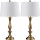 Safavieh Brighton 29-Inch H Candlestick Table Lamp Set Of 2 - Gold | Table Lamps | Modishstore - 2
