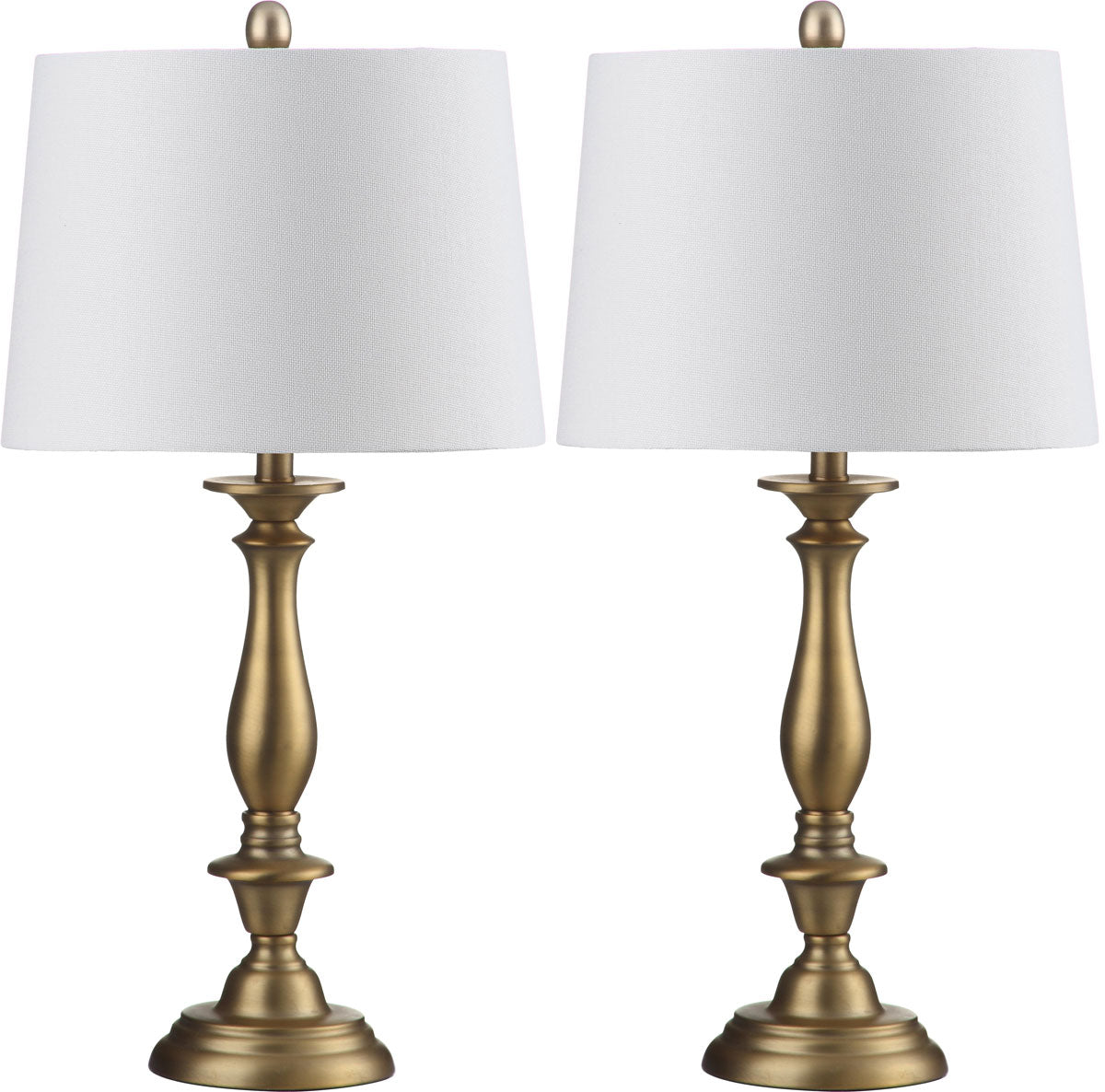 Safavieh Brighton 29-Inch H Candlestick Table Lamp Set Of 2 - Gold | Table Lamps | Modishstore - 2