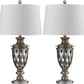 Safavieh Byron 28.5-Inch H Urn Table Lamp Set Of 2 - Antique Silver | Table Lamps | Modishstore - 2