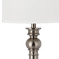 Safavieh Argos 28.25-Inch H Column Table Lamp Set Of 2 - Nickel | Table Lamps | Modishstore - 3