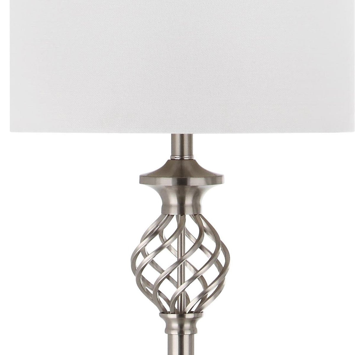 Safavieh Sophia 59.75-Inch H Floor Lamp - Nickel | Floor Lamps | Modishstore - 3