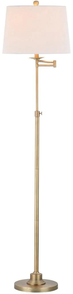 Safavieh Nadia 64.25-Inch H Adjustable Floor Lamp - Gold | Floor Lamps | Modishstore - 4