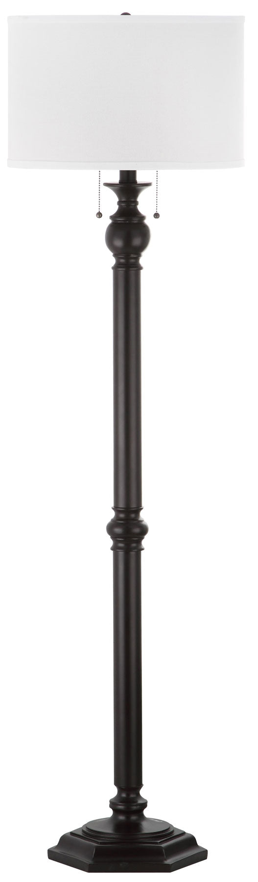 Safavieh Jessie 58.75-Inch H Floor Lamp - Oil Rubbed Bronze (Black) | Floor Lamps | Modishstore - 2