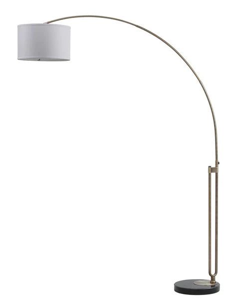 Safavieh Polaris 84-Inch H Arc Floor Lamp - Antique Brass | Floor Lamps | Modishstore - 2