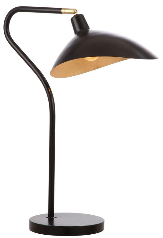 Safavieh Giselle 30-Inch H Adjustable Table Lamp - Black | Table Lamps | Modishstore