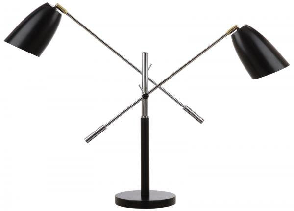 Safavieh Lettie 5 Light Gold Leaf Detail 49 Inch Dia Pendant - Black | Pendant Lamps | Modishstore - 6