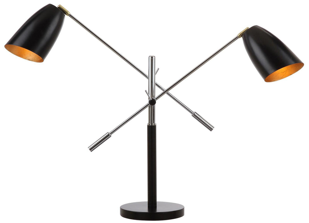 Safavieh Lettie 5 Light Gold Leaf Detail 49 Inch Dia Pendant - Black | Pendant Lamps | Modishstore - 7