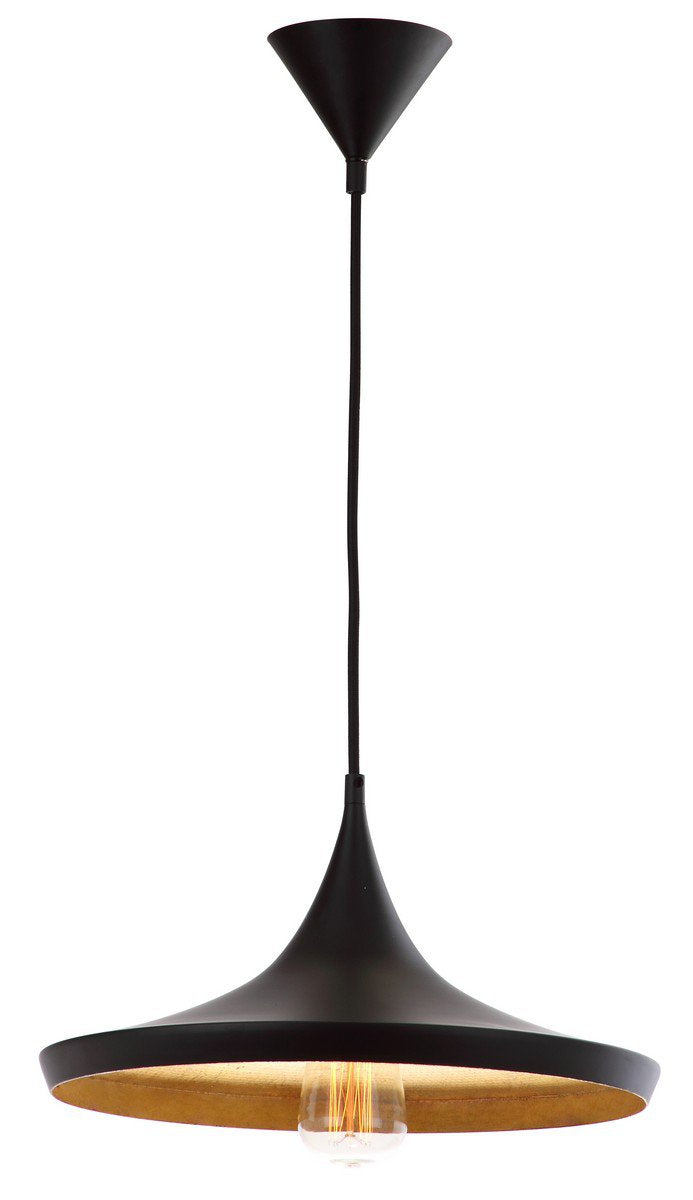 Safavieh Bowman 14.25 Inch Dia Adjustable Pendant - Black | Pendant Lamps | Modishstore - 3