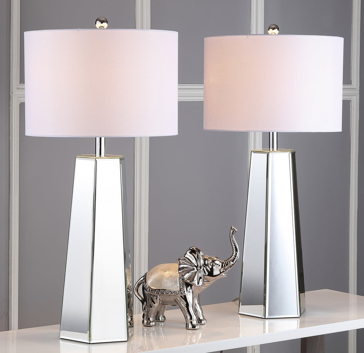 Safavieh Janice 31.5-Inch H Table Lamp Set Of 2 - Clear | Table Lamps | Modishstore
