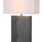 Safavieh Joyce 27.75-Inch H Faux Alligator Table Lamp Set Of 2 - Grey | Table Lamps | Modishstore - 4