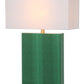 Safavieh Joyce 27.75-Inch H Faux Snakeskin Table Lamp Set Of 2 - Dark Green | Table Lamps | Modishstore - 3