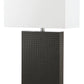 Safavieh Joyce 27.75-Inch H Faux Woven Leather Table Lamp Set Of 2 - Grey | Table Lamps | Modishstore - 2