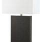 Safavieh Joyce 27.75-Inch H Faux Woven Leather Table Lamp Set Of 2 - Grey | Table Lamps | Modishstore - 3