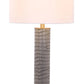 Safavieh Ollie 31.5-Inch H Faux Alligator Table Lamp Set Of 2 - Grey | Table Lamps | Modishstore - 2