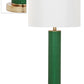 Safavieh Ollie 31.5-Inch H Faux Snakeskin Table Lamp Set Of 2 - Dark Green | Table Lamps | Modishstore - 3