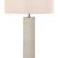 Safavieh Ollie 31.5-Inch H Faux Snakeskin Table Lamp Set Of 2 - Cream | Table Lamps | Modishstore