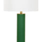 Safavieh Ollie 31.5-Inch H Faux Woven Leather Table Lamp Set Of 2 - Dark Green | Table Lamps | Modishstore - 5