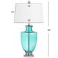 Safavieh Desiree 30-Inch H Glass Table Lamp Set Of 2 - Green | Table Lamps | Modishstore - 3