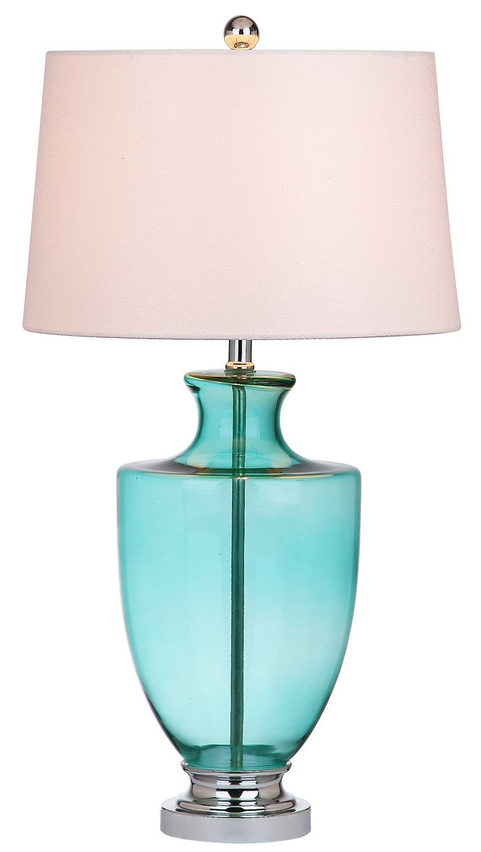 Safavieh Desiree 30-Inch H Glass Table Lamp Set Of 2 - Green | Table Lamps | Modishstore - 2