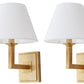 Safavieh Pauline Gold 14.5-Inch H Wall Sconce Set Of 2 - Gold | Sconces | Modishstore