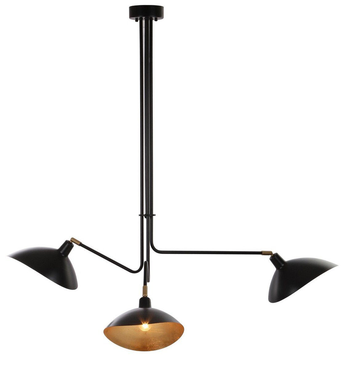 Safavieh Lewis Metal Pendant Lamp - Black | Pendant Lamps | Modishstore - 3