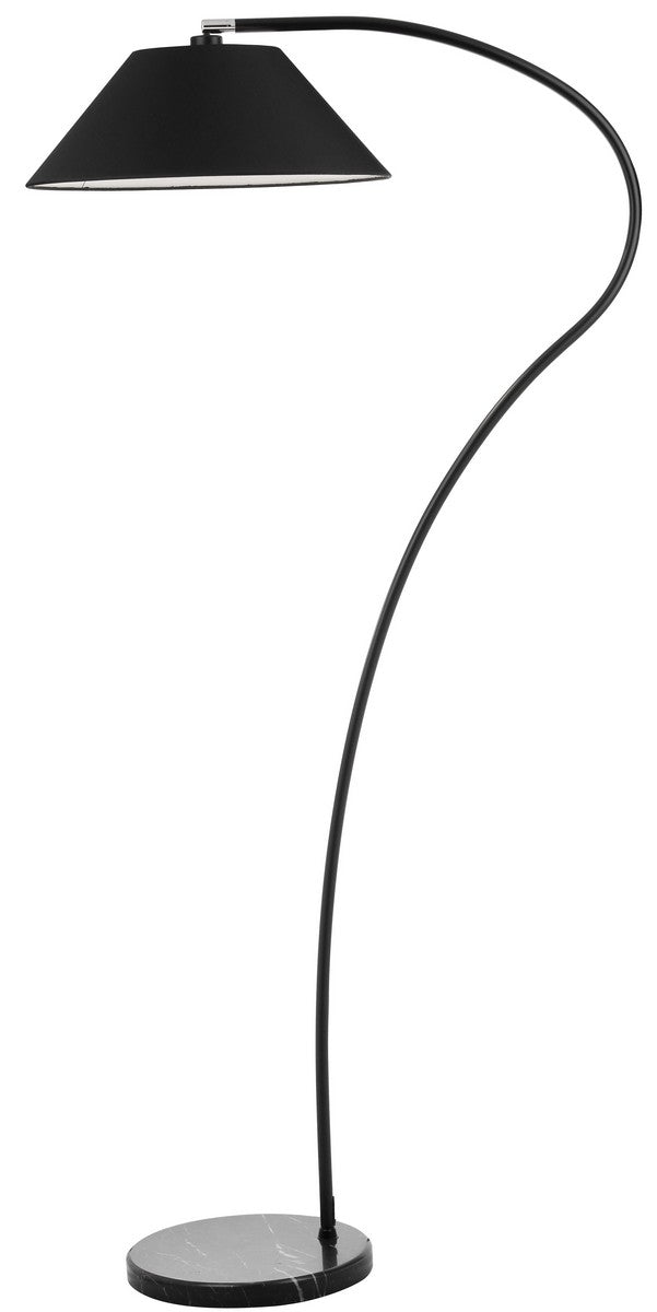 Safavieh Lumi Arc 69-Inch H Floor Lamp - Black | Floor Lamps | Modishstore - 2