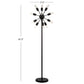 Safavieh Urban 12 Light 67.5-Inch H Retro Floor Lamp - Black | Floor Lamps | Modishstore - 2