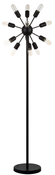 Safavieh Urban 12 Light 67.5-Inch H Retro Floor Lamp - Black | Floor Lamps | Modishstore - 3