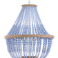 Safavieh Lush Kristi 3 Light 16.5-Inch Dia Blue Beaded Pendant - Blue | Pendant Lamps | Modishstore - 2