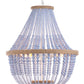 Safavieh Lush Kristi 3 Light 16.5-Inch Dia Blue Beaded Pendant - Blue | Pendant Lamps | Modishstore - 3