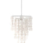 Safavieh Pearl Capiz 1 Light 13-Inch Dia Pendant - White | Pendant Lamps | Modishstore - 2