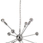 Safavieh Matrix Sputnik 6 Light Chrome 24.75 Inch Dia Pendant - Chrome | Pendant Lamps | Modishstore - 2