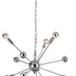 Safavieh Matrix Sputnik 6 Light Chrome 24.75 Inch Dia Pendant - Chrome | Pendant Lamps | Modishstore - 3