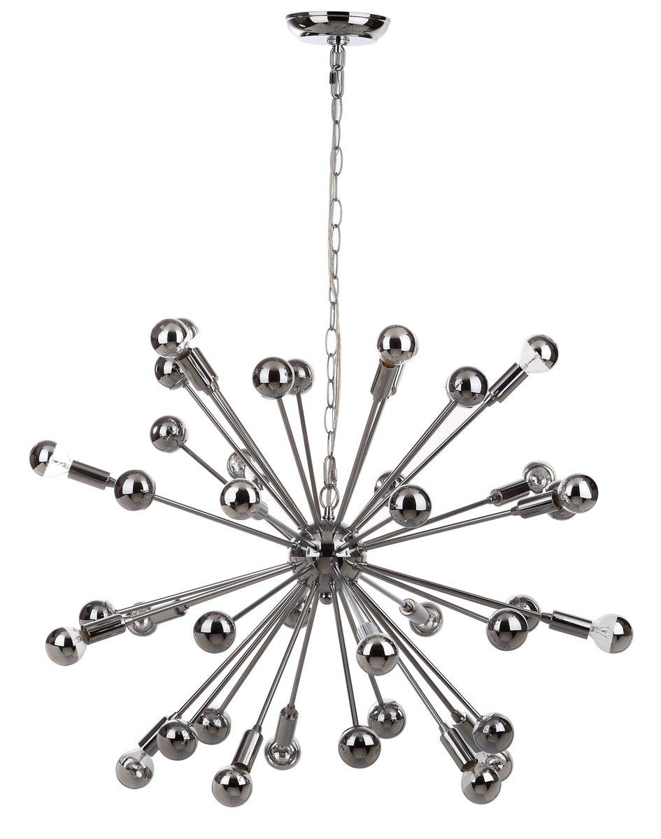 Safavieh Starburst Sputnik 20 Light Chrome 31-Inch Dia Pendant - Chrome | Chandeliers | Modishstore - 2