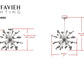 Safavieh Starburst Sputnik 20 Light Chrome 31-Inch Dia Pendant - Chrome | Chandeliers | Modishstore