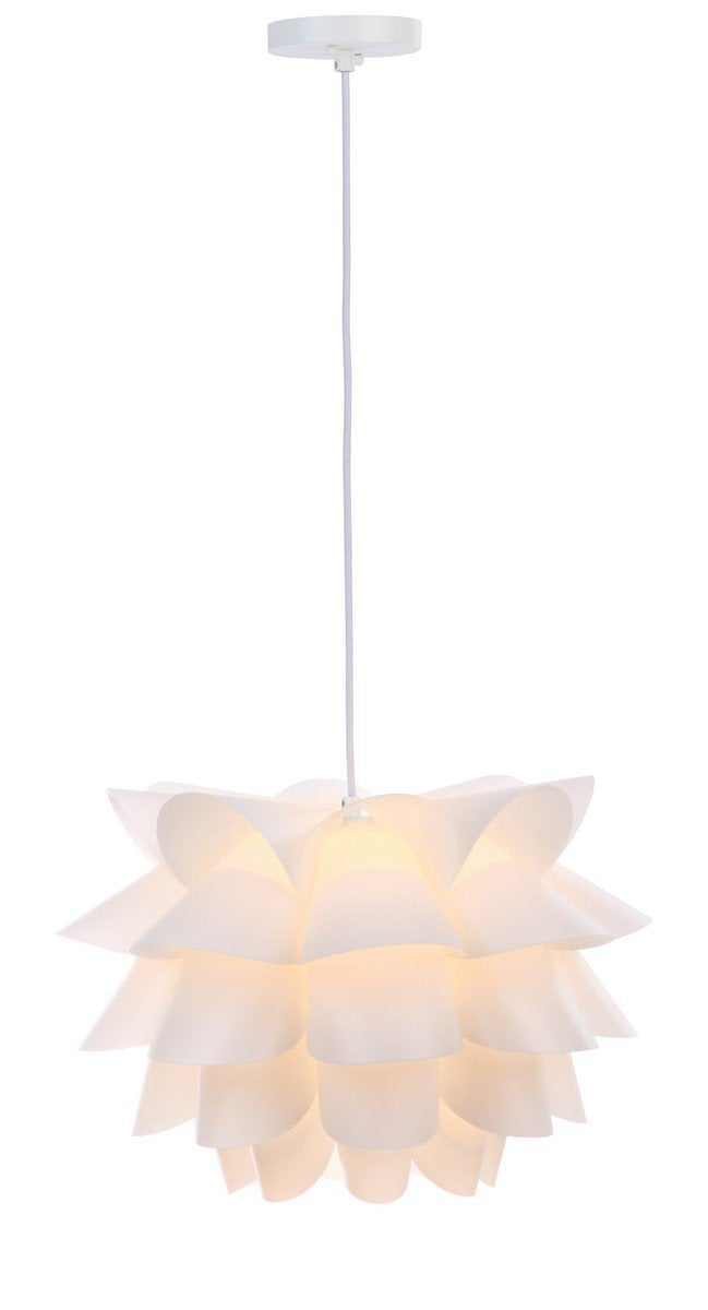 Safavieh Contemporary Design 1 Light White 17.25-Inch Pendant - White | Pendant Lamps | Modishstore - 3