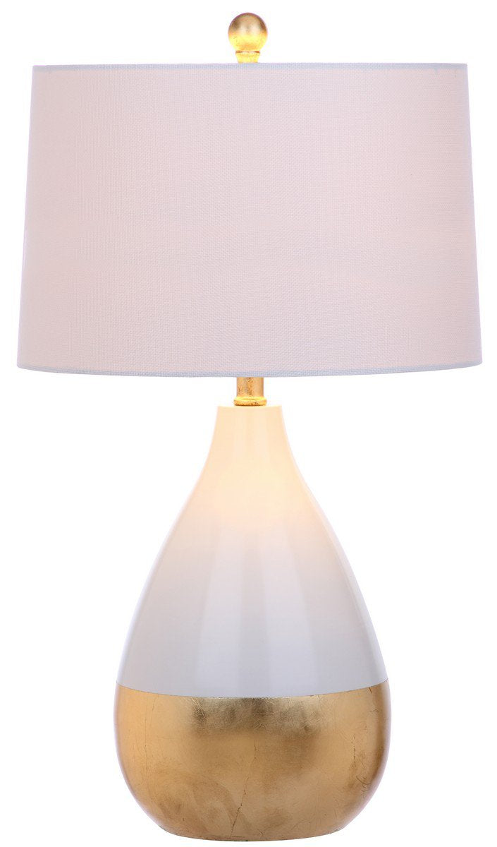 Safavieh Kingship 24-Inch H White And Gold Table Lamp Set Of 2 - White | Table Lamps | Modishstore - 3