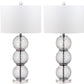 Safavieh Port Robert 28.5-Inch H Glass Table Lamp Set Of 2 - Smoke | Table Lamps | Modishstore - 2