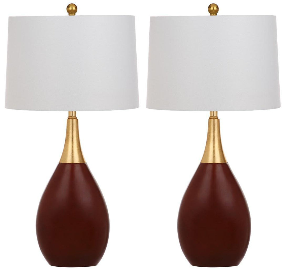 Safavieh Medallion 27.5-Inch H Table Lamp Set Of 2 - Gold | Table Lamps | Modishstore - 2