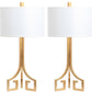 Safavieh Arabelle Hardback 27.5-Inch H Table Lamp Set Of 2 - Gold | Table Lamps | Modishstore - 2