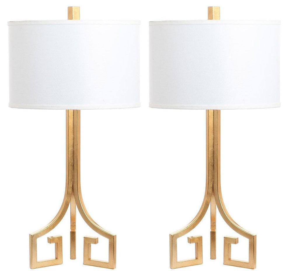 Safavieh Arabelle Hardback 27.5-Inch H Table Lamp Set Of 2 - Gold | Table Lamps | Modishstore - 2