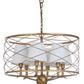 Safavieh Thea 25.25-Inch Dia Adjustable Pendant Lamp - Gold | Pendant Lamps | Modishstore - 2