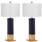 Safavieh Dolce 31-Inch H Table Lamp Set Of 2 - Navy | Table Lamps | Modishstore