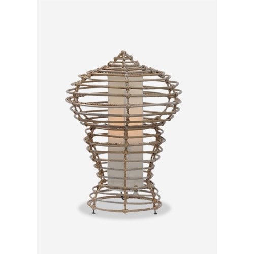 (LS) Sienna Table Lamp-M-Kuboo Grey by Jeffan | Table Lamps | Modishstore