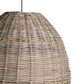 Mason Pendant Rattan (Kuboo Grey) Metal Frame by Jeffan | Pendant Lamps | Modishstore - 3