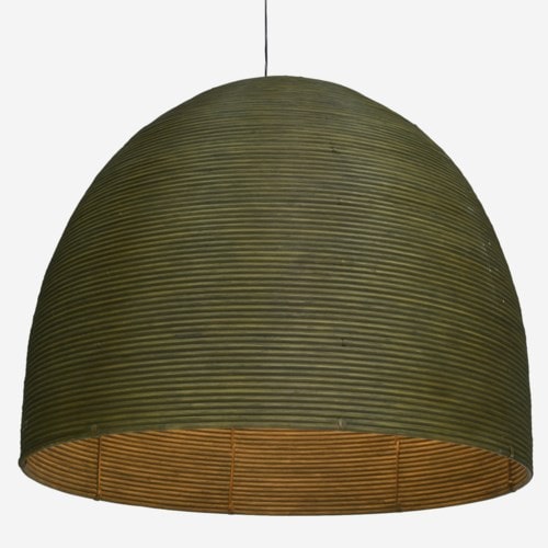 Spiral Dome Chandelier Rattan Core by Jeffan | Chandeliers | Modishstore