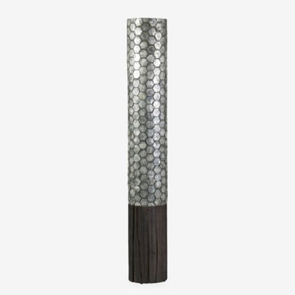 Gia Capiz Floor Lamp Medium/Large - Gray by Jeffan | Floor Lamps | Modishstore - 4